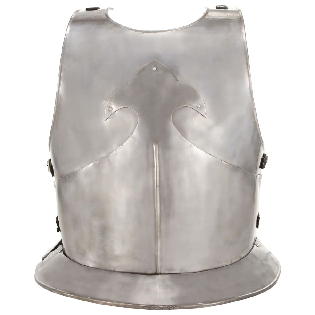 Medieval Knight Body Armour Cuirass Replica LARP Silver Steel